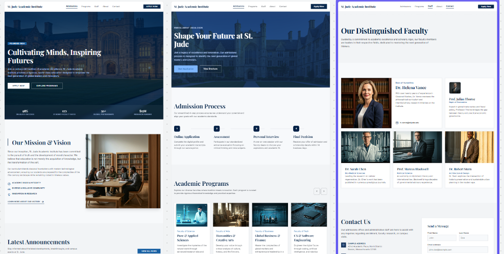 EduTech Dashboard UI